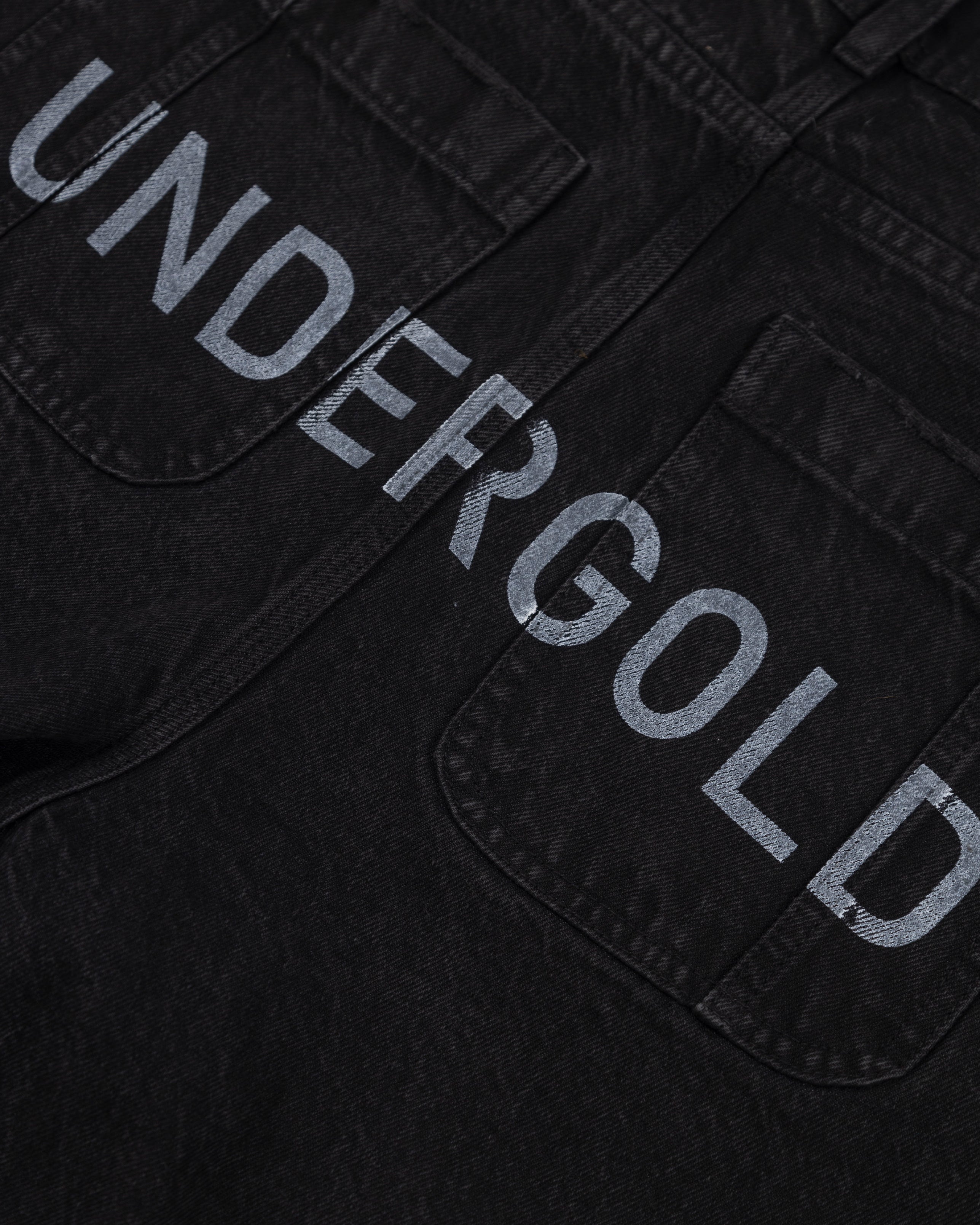 Basics UNDERGOLD Ripped Regular Jean Washed Black Basics UNDERGOLD Ripped Regular Jean Washed Black