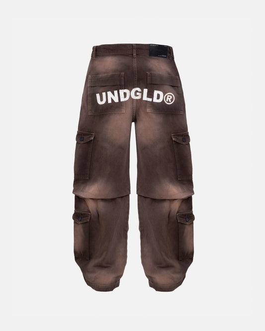 Basics UNDGLD Pockets Jean Faded Brown