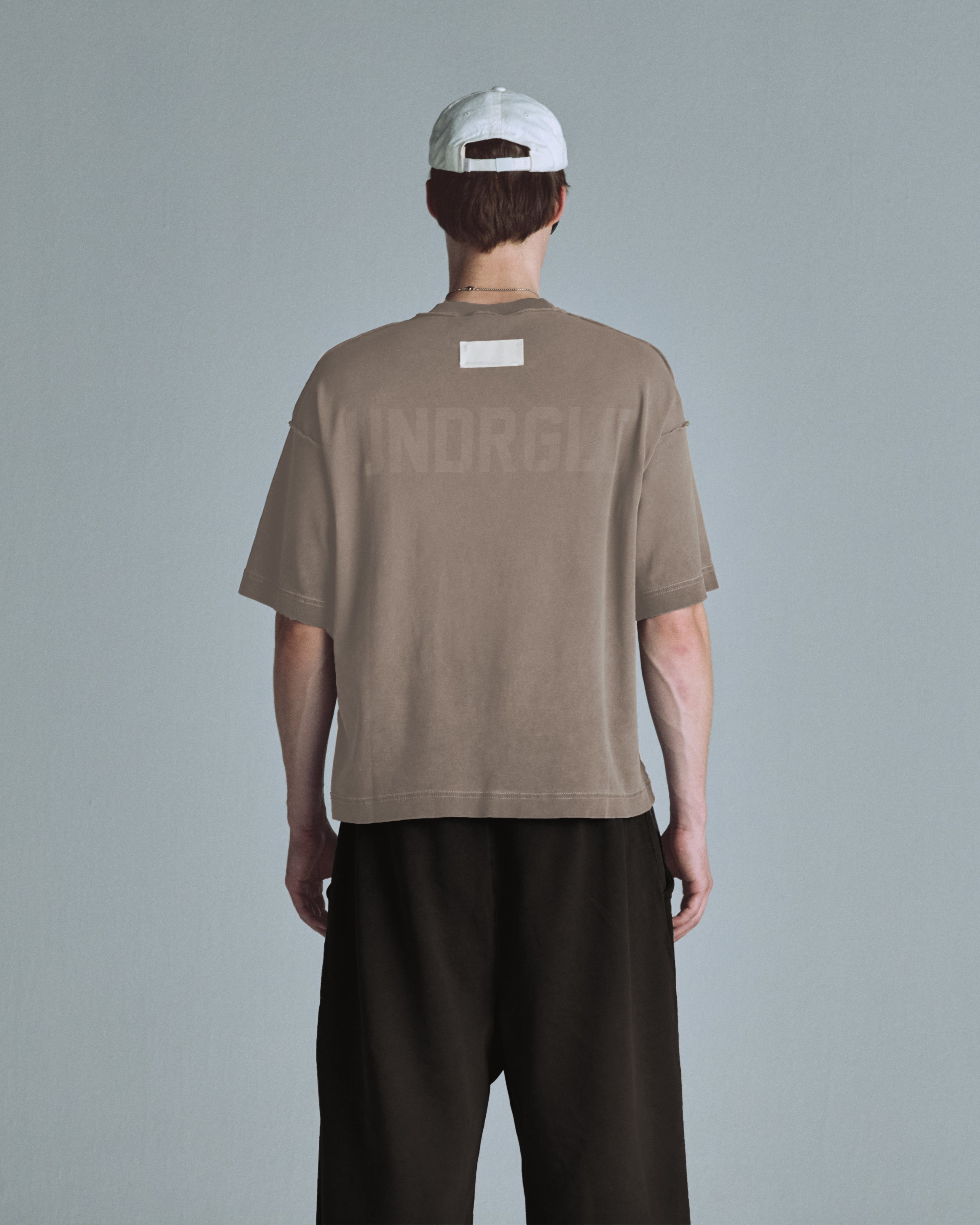 Basics UNDRGLD Boxy Fit Pocket Tshrit Light Brown Basics UNDRGLD Boxy Fit Pocket Tshrit Light Brown