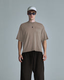 Basics UNDRGLD Boxy Fit Pocket Tshrit Light Brown Basics UNDRGLD Boxy Fit Pocket Tshrit Light Brown
