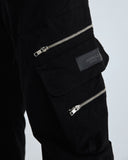 Basics Wide Cargo Pant Black Basics Wide Cargo Pant Black