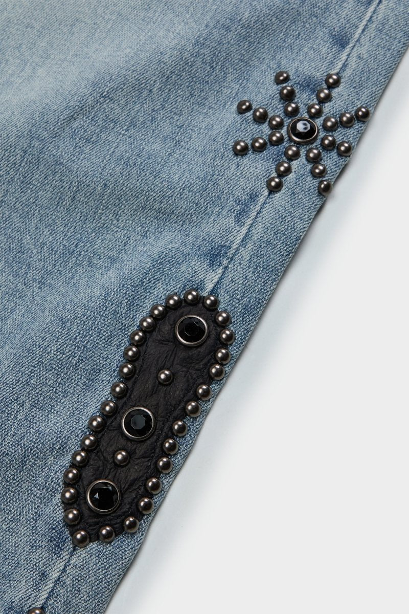 Beaded Baggy LT Blue Beaded Baggy LT Blue