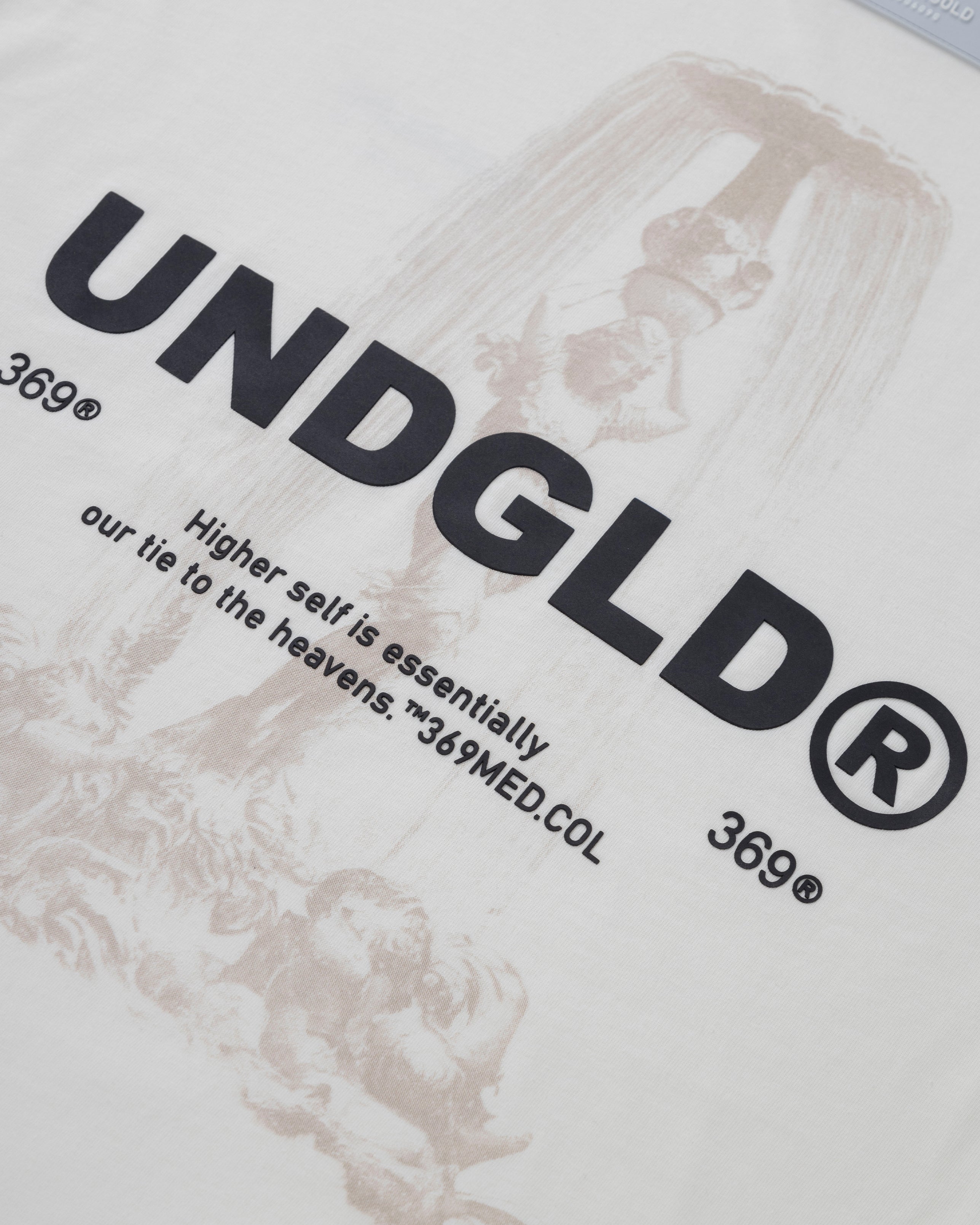 Beyond Fountain Boxy Fit Tshirt White Beyond Fountain Boxy Fit Tshirt White