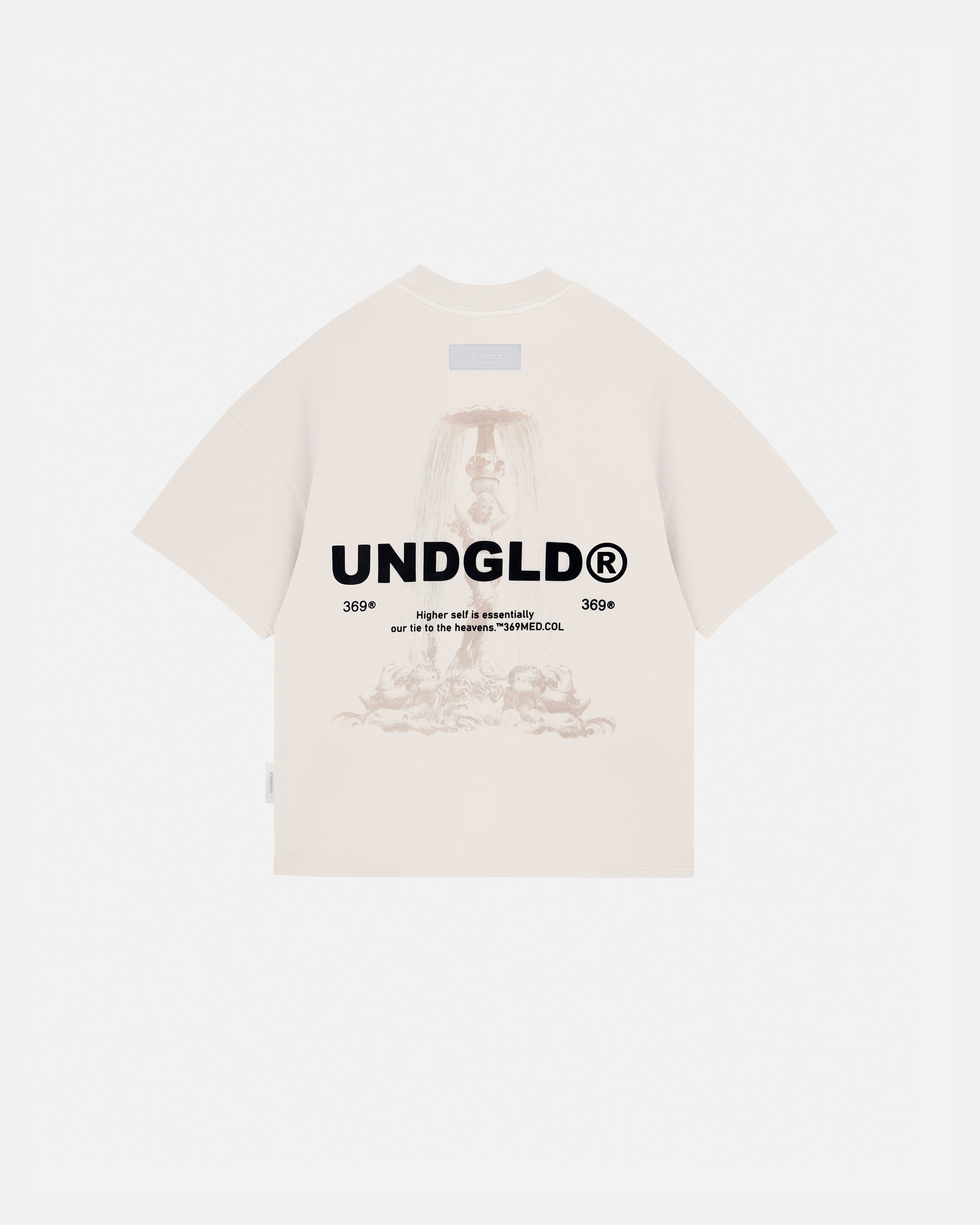 Beyond Fountain Boxy Fit Tshirt White Beyond Fountain Boxy Fit Tshirt White