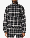 EPTM Flannel Half Zip Pullover - Black EPTM Flannel Half Zip Pullover - Black