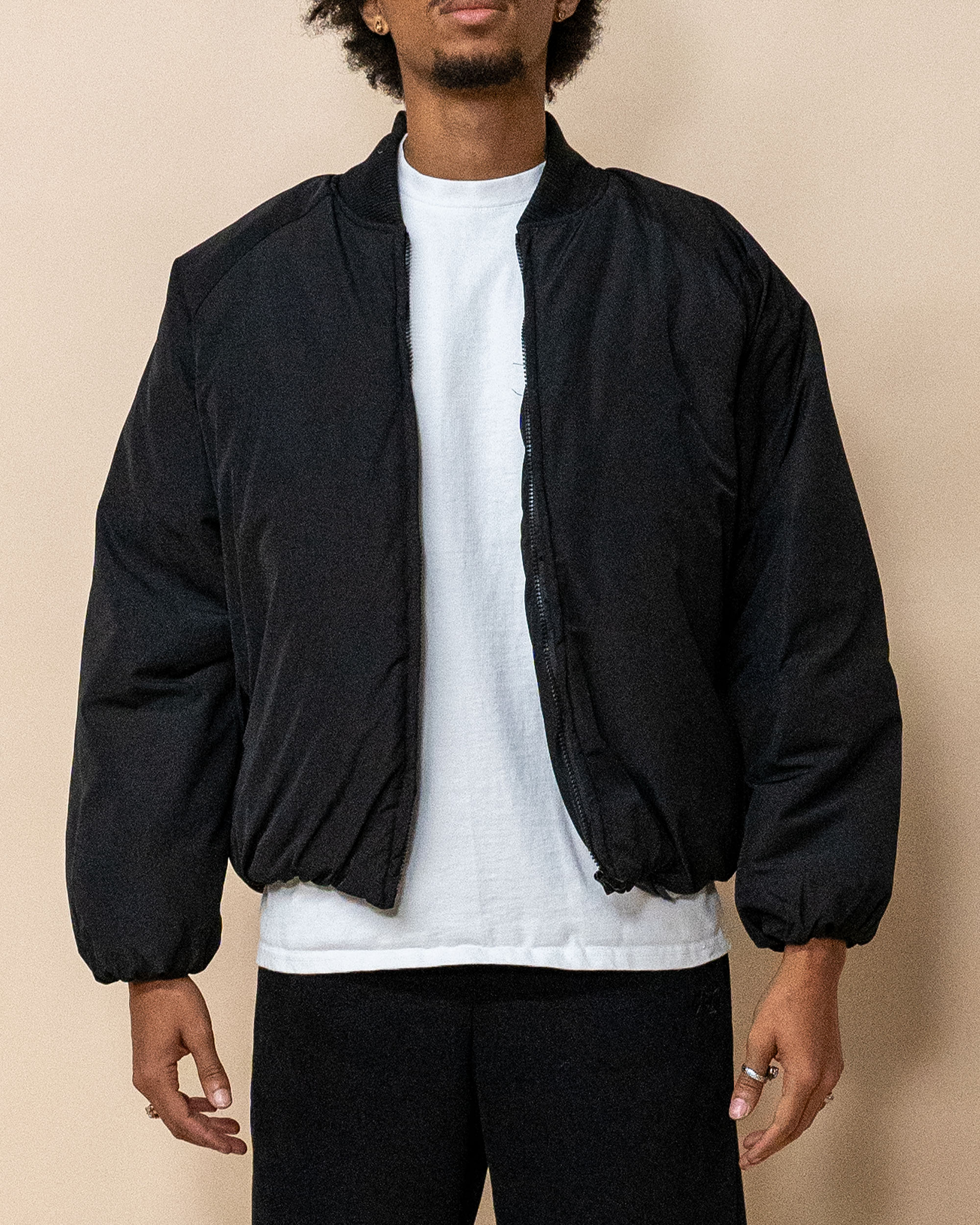 EPTM Capital Cropped Bomber - Black EPTM Capital Cropped Bomber - Black