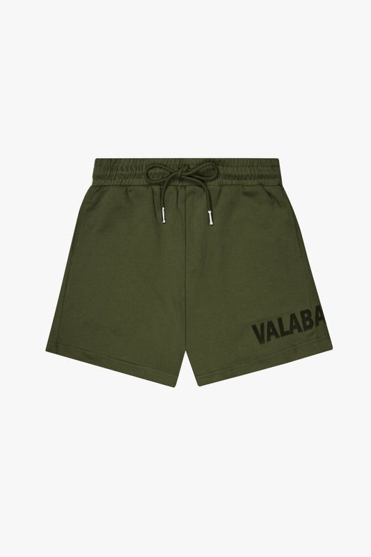 "BLOOM" WOVEN SHORTS OLIVE
