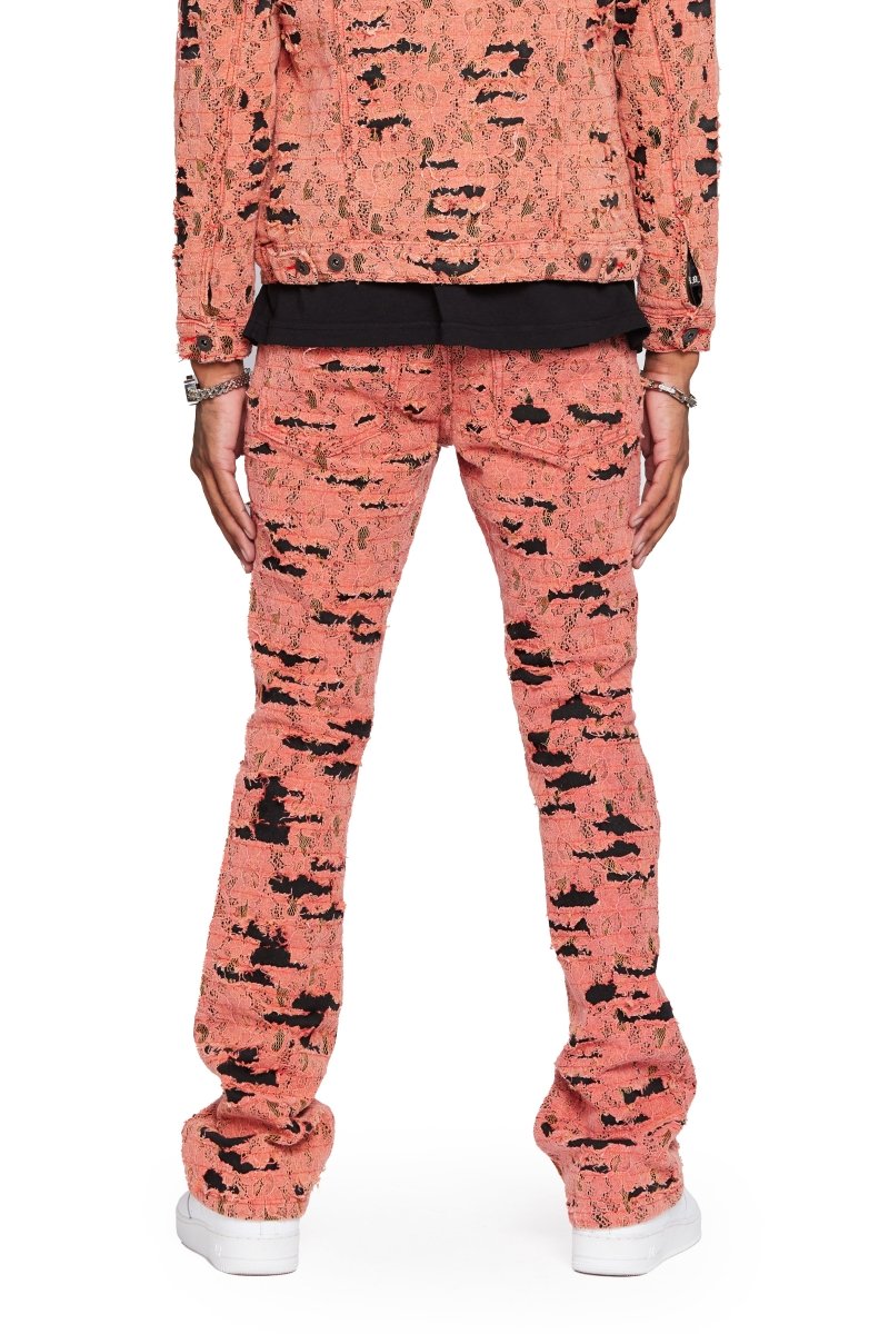 "BLUE MOON" FADED VINTAGE STACKED FLARE JEAN "BLUE MOON" FADED VINTAGE STACKED FLARE JEAN