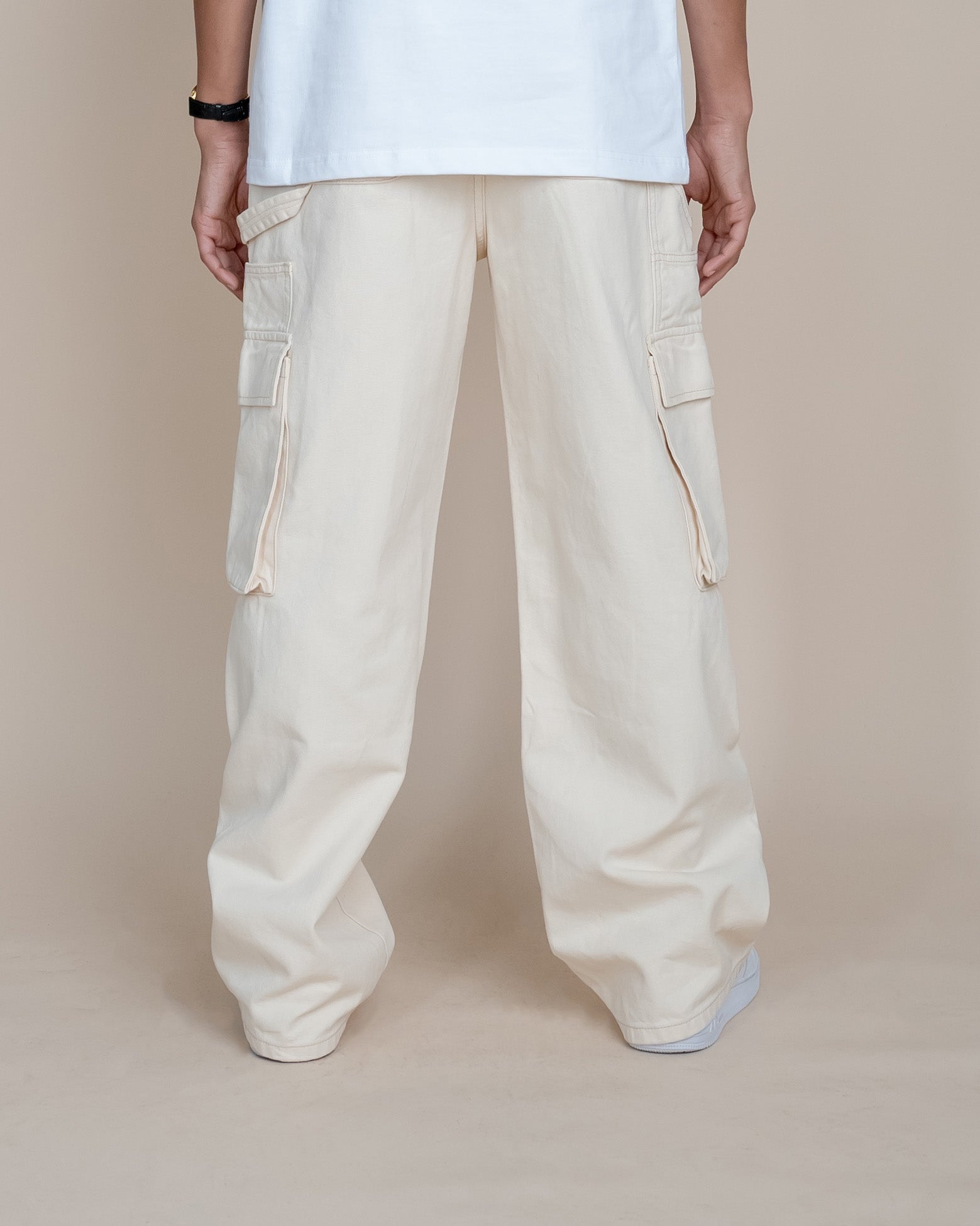 EPTM Blueprint Carpenter Pants - Cream EPTM Blueprint Carpenter Pants - Cream