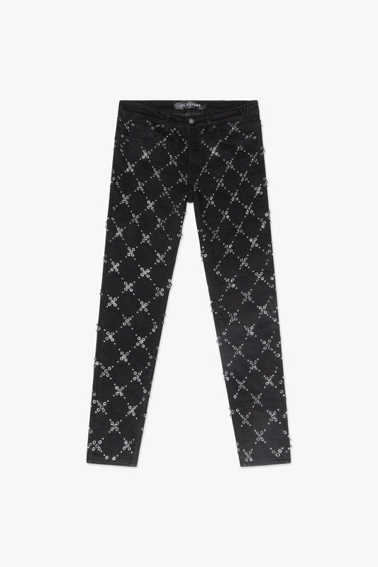 Blur Skinny Jean Black Washed