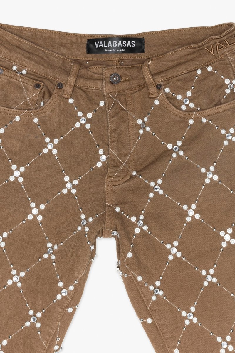 Blur Skinny Jean Brown Blur Skinny Jean Brown