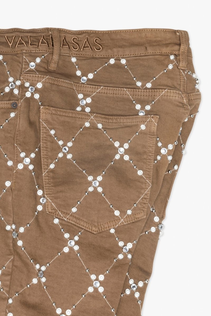 Blur Skinny Jean Brown Blur Skinny Jean Brown