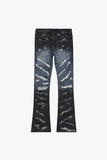 Briggs Stacked Flare Jean Dirty Blue Briggs Stacked Flare Jean Dirty Blue