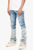 Briggs Stacked Flare Jean Lt Blue Briggs Stacked Flare Jean Lt Blue