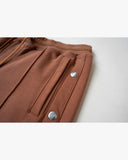 EPTM French Terry Snap Flared Pants - Brown EPTM French Terry Snap Flared Pants - Brown