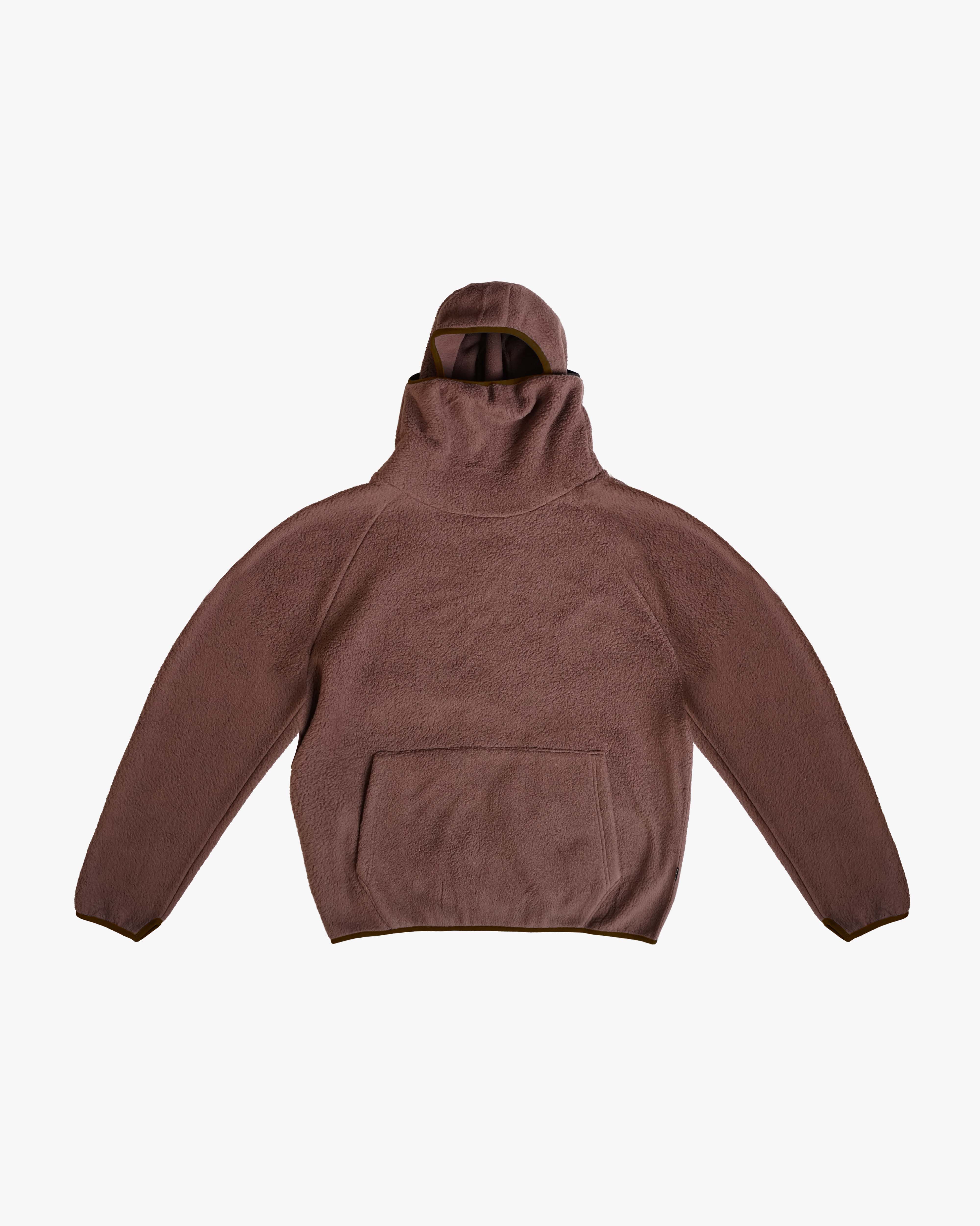 EPTM Balaclava Sherpa Hoodie - Brown EPTM Balaclava Sherpa Hoodie - Brown