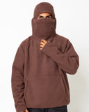 EPTM Balaclava Sherpa Hoodie - Brown EPTM Balaclava Sherpa Hoodie - Brown