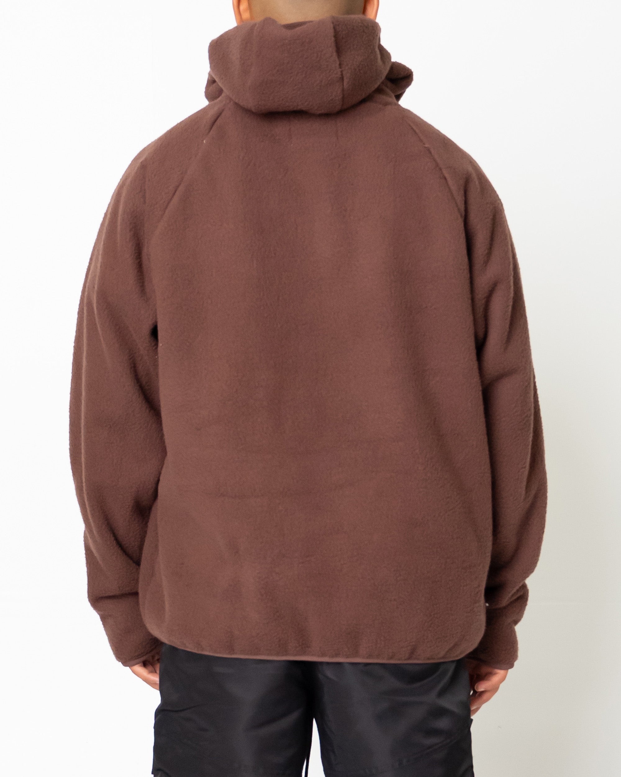 EPTM Balaclava Sherpa Hoodie - Brown EPTM Balaclava Sherpa Hoodie - Brown