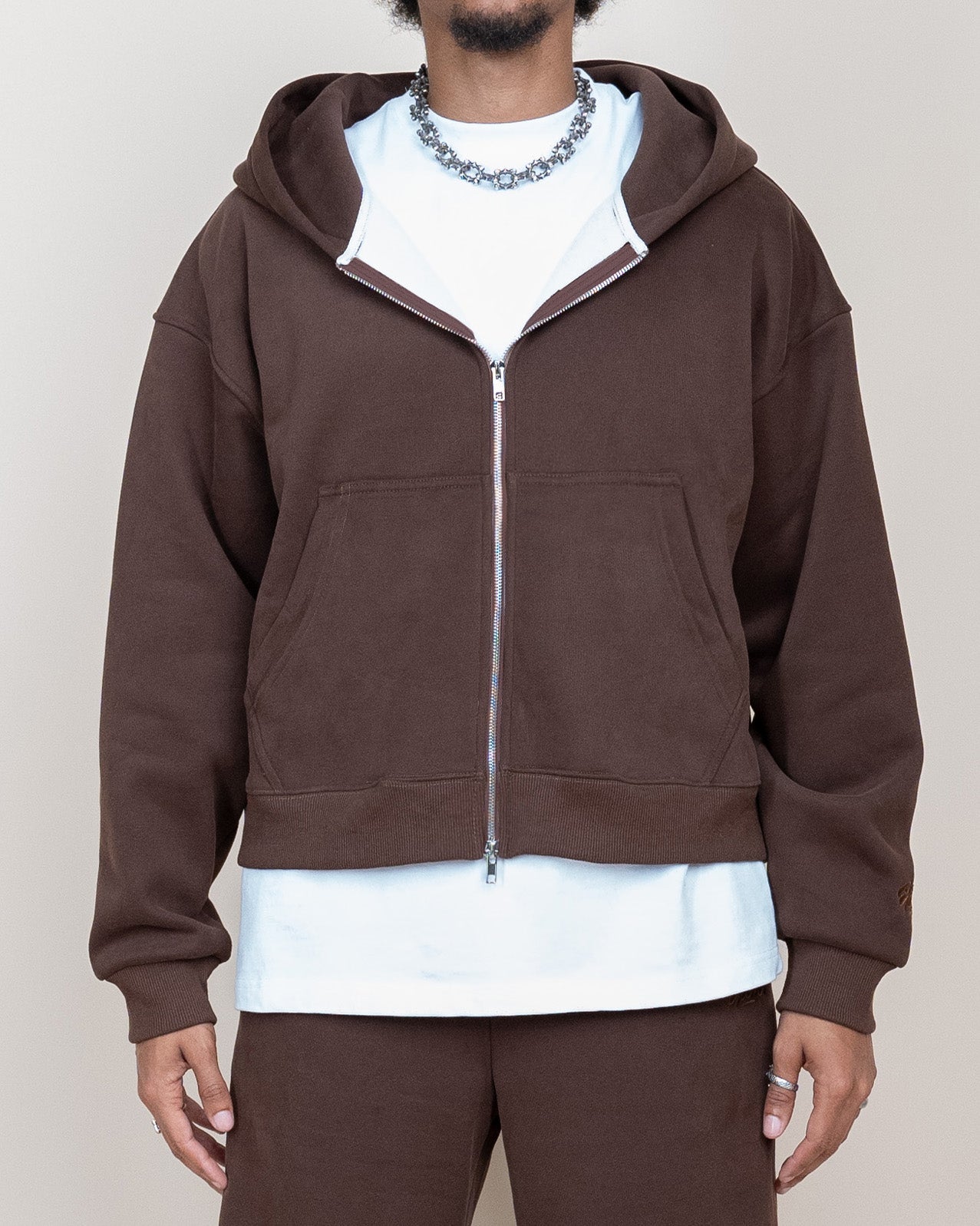 EPTM Perfect Zip Up Hoodie - Brown EPTM Perfect Zip Up Hoodie - Brown
