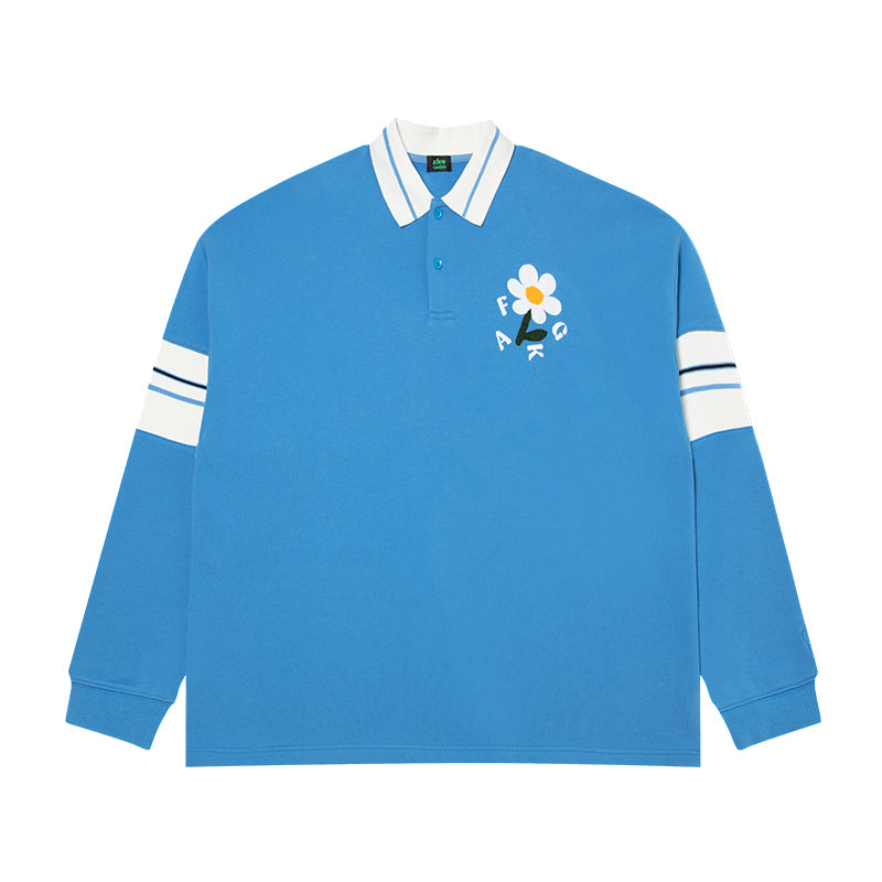 DONCARE(AFGK) "Daisy polo long sleeve shirt" DONCARE(AFGK) "Daisy polo long sleeve shirt"