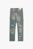 "CAESAR" STRAIGHT DARK VINTAGE WASH "CAESAR" STRAIGHT DARK VINTAGE WASH