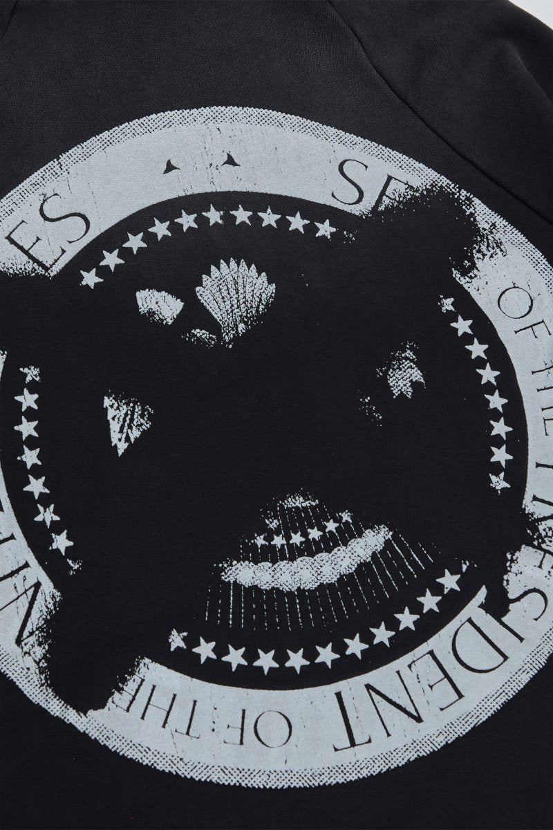 "CAMPAIGN" HOODIE BLACK CROPPED "CAMPAIGN" HOODIE BLACK CROPPED