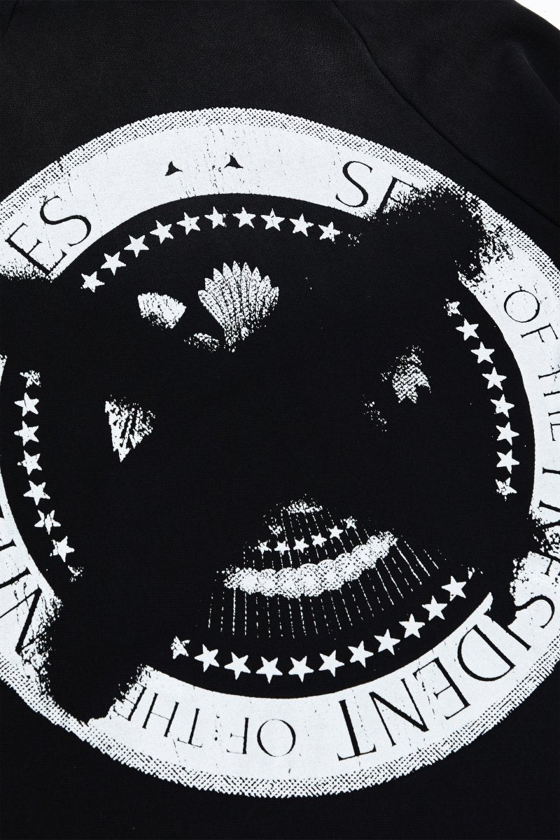 "CAMPAIGN" HOODIE BLACK CROPPED "CAMPAIGN" HOODIE BLACK CROPPED