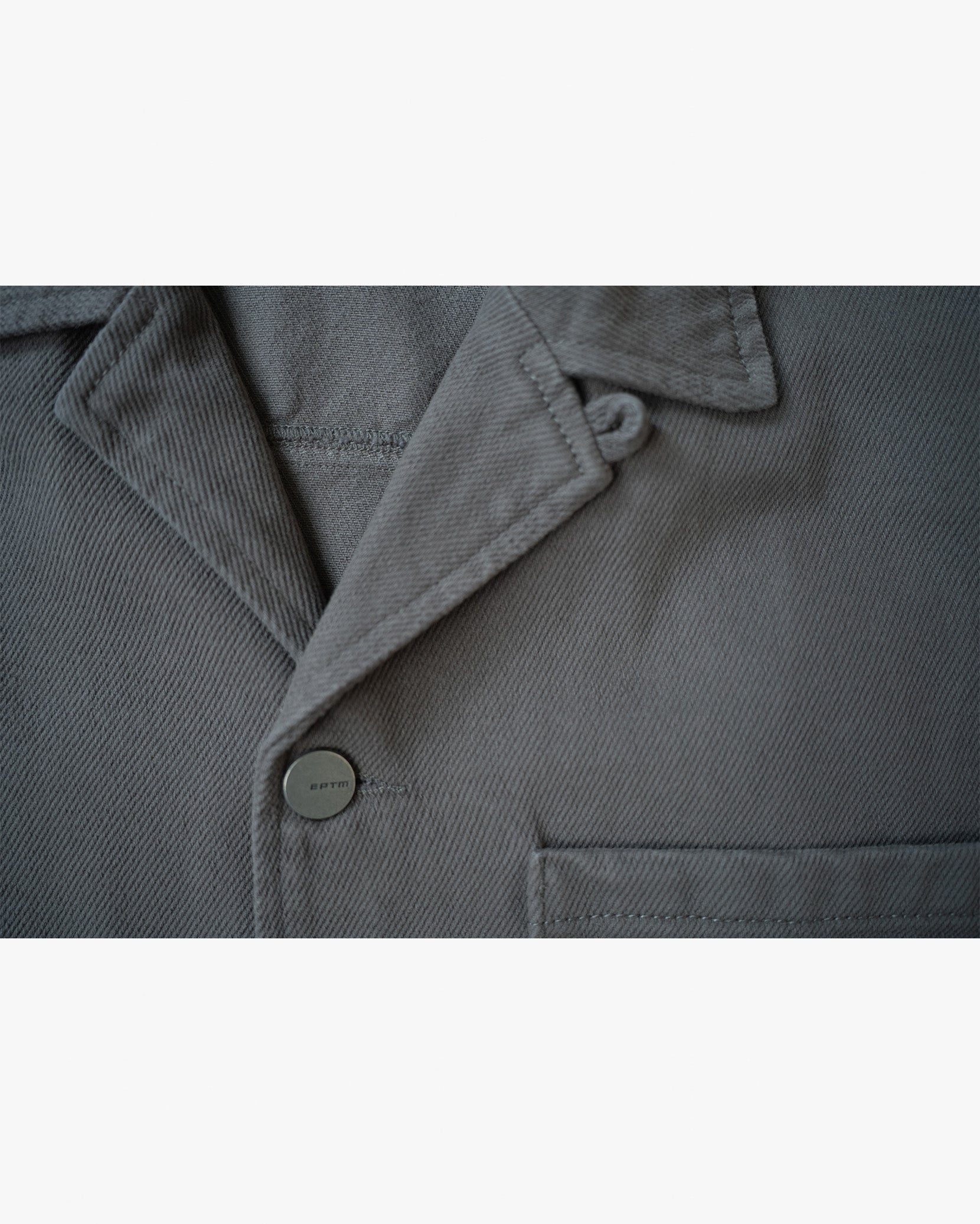 EPTM Boxy Twill Shirt - Grey EPTM Boxy Twill Shirt - Grey