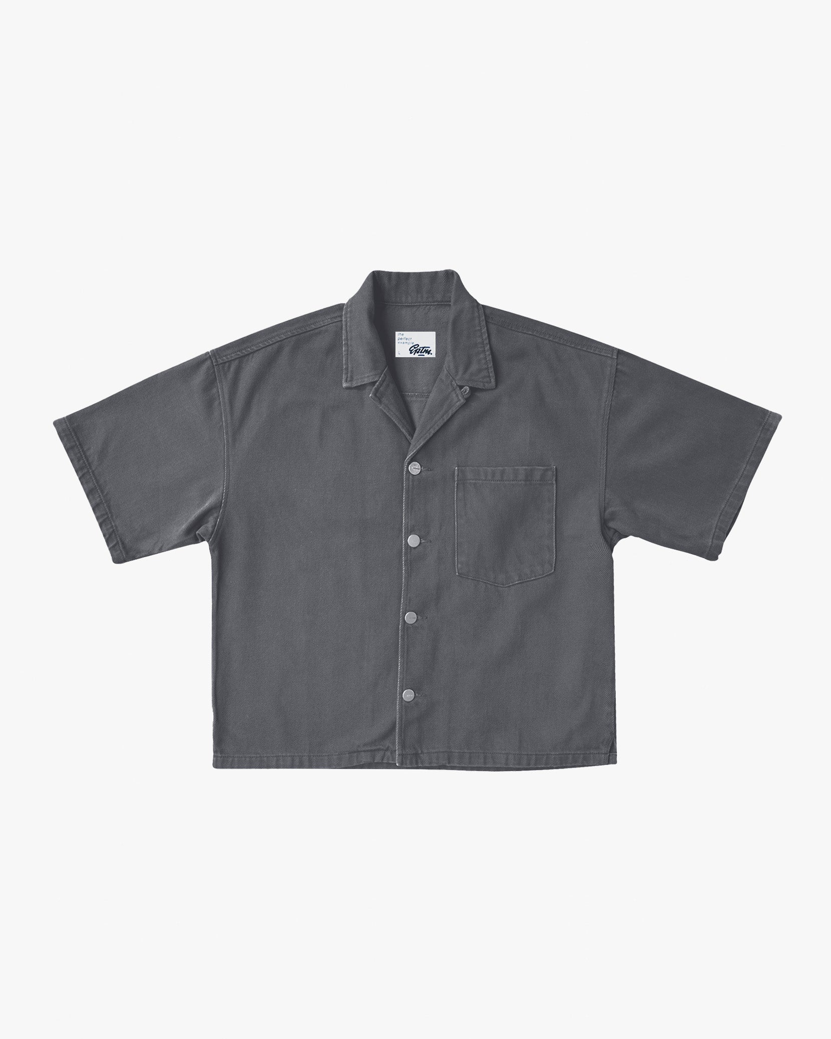 EPTM Boxy Twill Shirt - Grey EPTM Boxy Twill Shirt - Grey