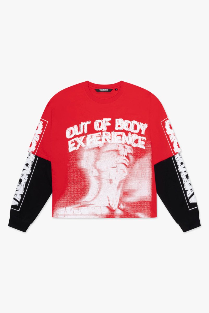 "CASCADA" Long sleeve RED "CASCADA" Long sleeve RED