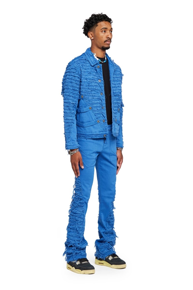 “CLAUDE” JACKET BLUE REALE “CLAUDE” JACKET BLUE REALE