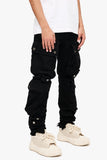 CliffJump Skinny Cargo Black Washed CliffJump Skinny Cargo Black Washed
