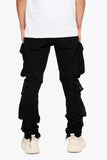 CliffJump Skinny Cargo Black Washed CliffJump Skinny Cargo Black Washed