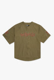 "CLOVER" BASEBALL JERSEY  OLIVE GREEN "CLOVER" BASEBALL JERSEY  OLIVE GREEN