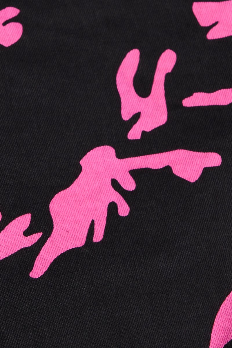 “COMMANDER " ROSE SHADOW STACKED FLARE JEAN “COMMANDER " ROSE SHADOW STACKED FLARE JEAN