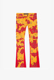 “COMMANDER " STACKED FLARE JEAN BADLAND CAMO “COMMANDER " STACKED FLARE JEAN BADLAND CAMO