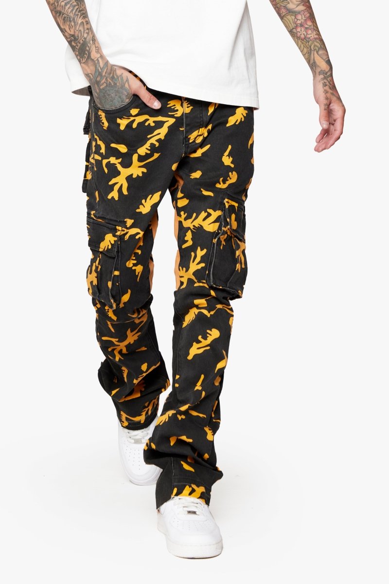 "COMMANDER " STACKED FLARE JEAN HORNET STRIKE "COMMANDER " STACKED FLARE JEAN HORNET STRIKE