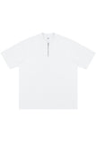 Zip Henley Cotton Tee Zip Henley Cotton Tee