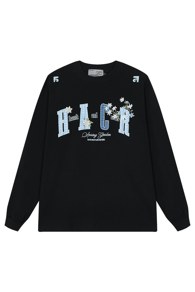 Patchwork Embroidery Tee Patchwork Embroidery Tee