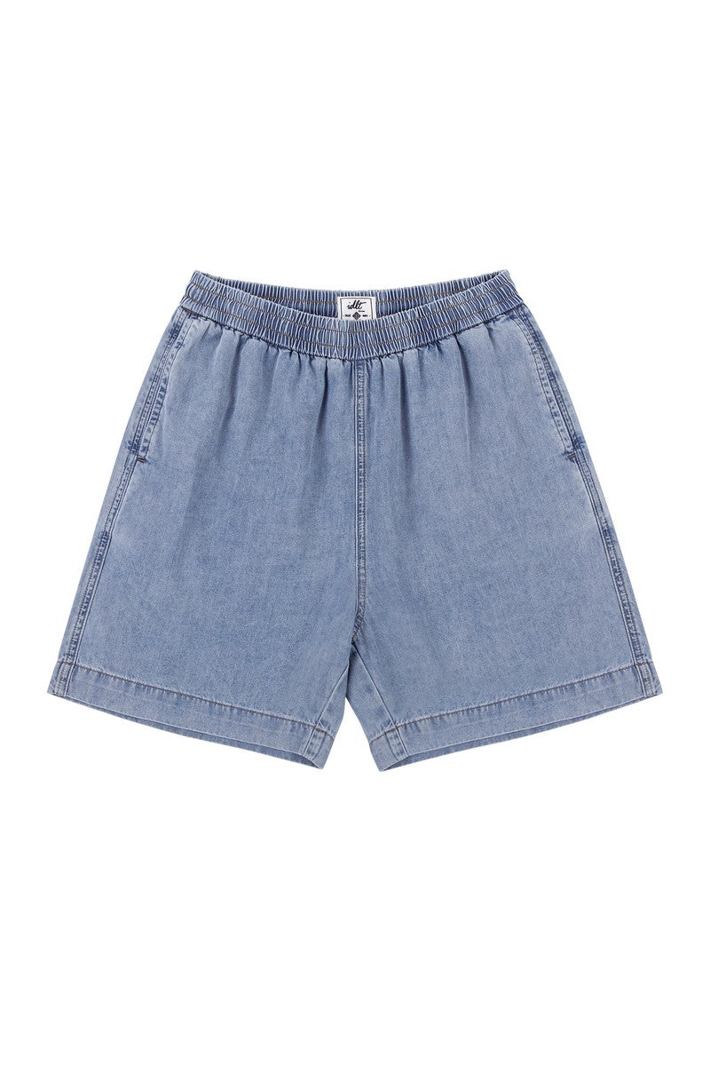 Cooling Washed Denim Shorts Cooling Washed Denim Shorts