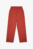 Corso Linen Straight Pants Red Corso Linen Straight Pants Red