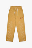 Corso Linen Straight Pants Yellow Corso Linen Straight Pants Yellow