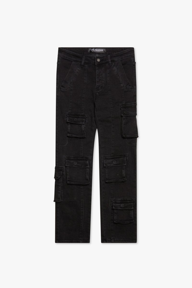 Delt Black Wash Straight Delt Black Wash Straight