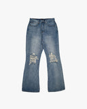 EPTM Distreesed Basic Jeans - Denim Blue EPTM Distreesed Basic Jeans - Denim Blue