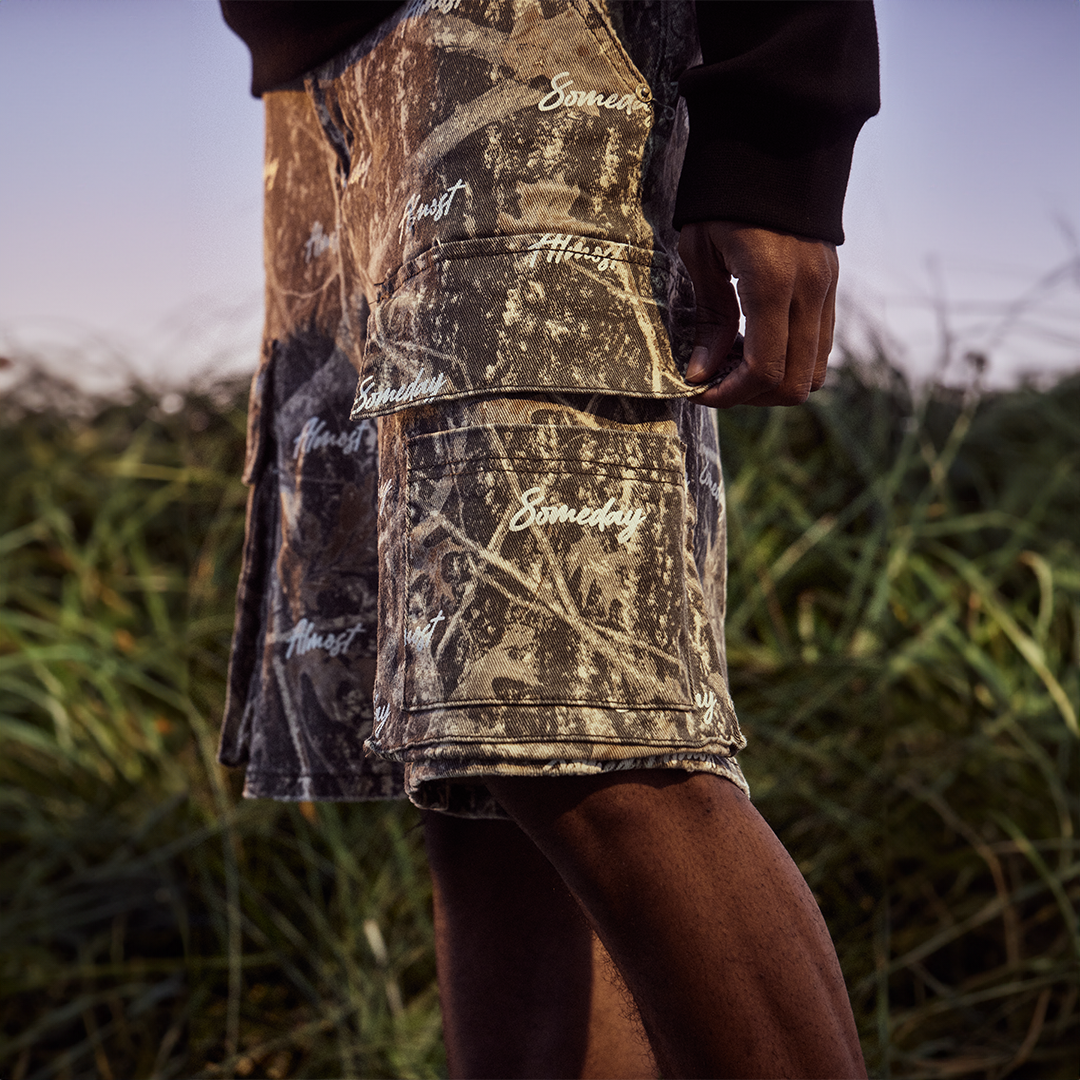 Signature AOP Camo Cargo Shorts Signature AOP Camo Cargo Shorts