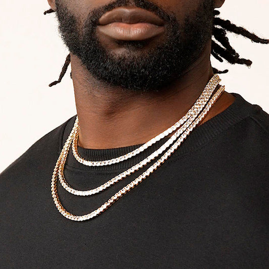 Diamond CZ Tennis Chain 4MM