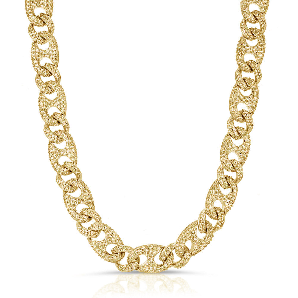 Diamond Puff Cuban Chain Diamond Puff Cuban Chain