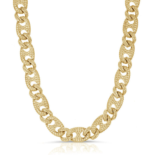 Diamond Puff Cuban Chain