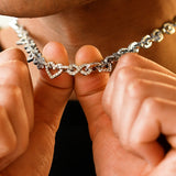 Diamond Infinity Heart Chain Diamond Infinity Heart Chain