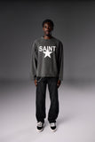 L/S Saint Star Tee - Washed Grey L/S Saint Star Tee - Washed Grey